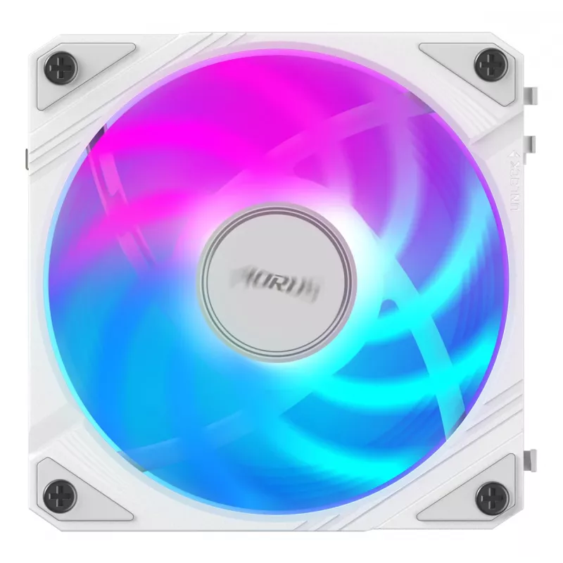 Gigabyte AORUS EZ CHAIN FAN 120 ICE Gehäuselüfter, 120 mm, Weiß, GP-ECFAN1201 ICE