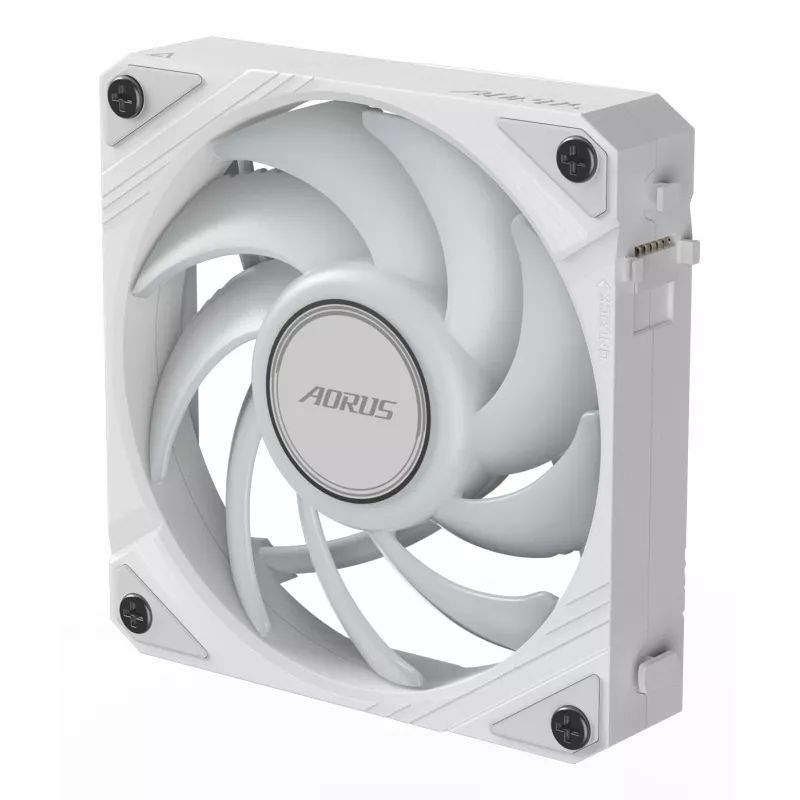 Gigabyte AORUS EZ CHAIN FAN 120 ICE Gehäuselüfter, 120 mm, Weiß, GP-ECFAN1201 ICE