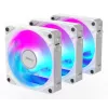 Gigabyte AORUS EZ CHAIN FAN 120 ICE Gehäuselüfter, 3er-Pack, 120 mm, Weiß, GP-ECFAN1203 ICE