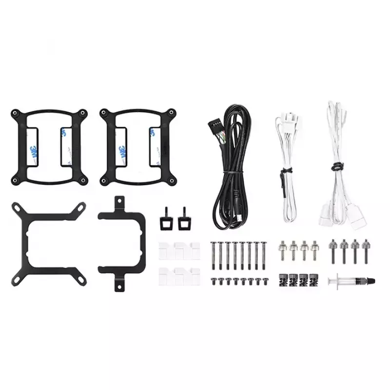 Thermaltake TH280 V2 Ultra ARGB Sync Snow Edition All-in-One-Wasserkühlung für CPU, 3,02 mmH2O, Weiß