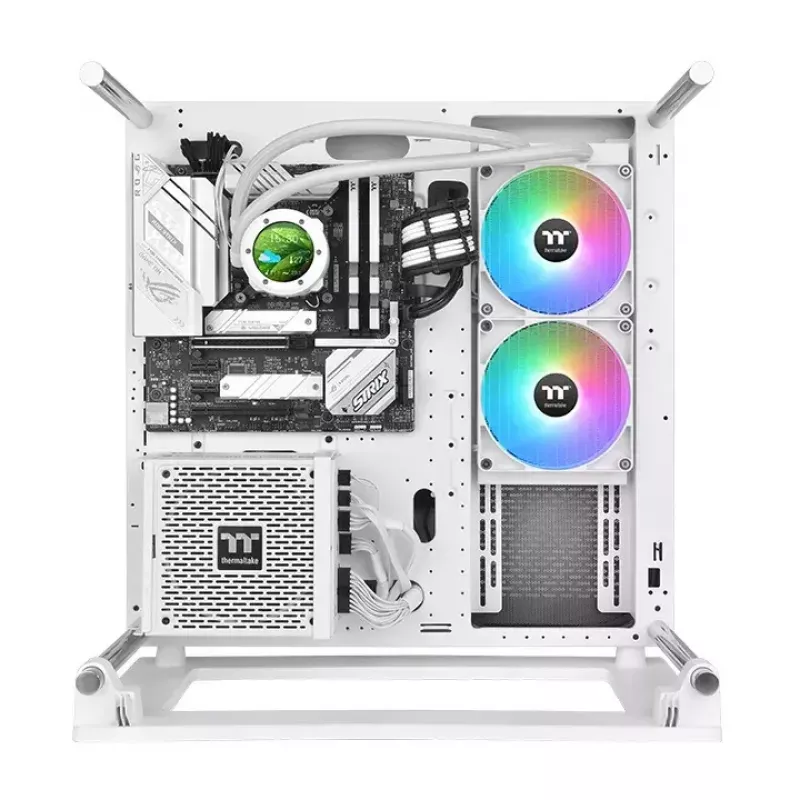 Thermaltake TH280 V2 Ultra ARGB Sync Snow Edition All-in-One-Wasserkühlung für CPU, 3,02 mmH2O, Weiß