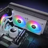 Thermaltake TH280 V2 Ultra ARGB Sync Snow Edition All-in-One-Wasserkühlung für CPU, 3,02 mmH2O, Weiß