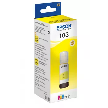 Epson 103, Gelb, Epson, Epson L5190 / L3156 / L3151 / L3150 / EcoTank L3110, 65 ml, Tintenstrahl, Indonesien