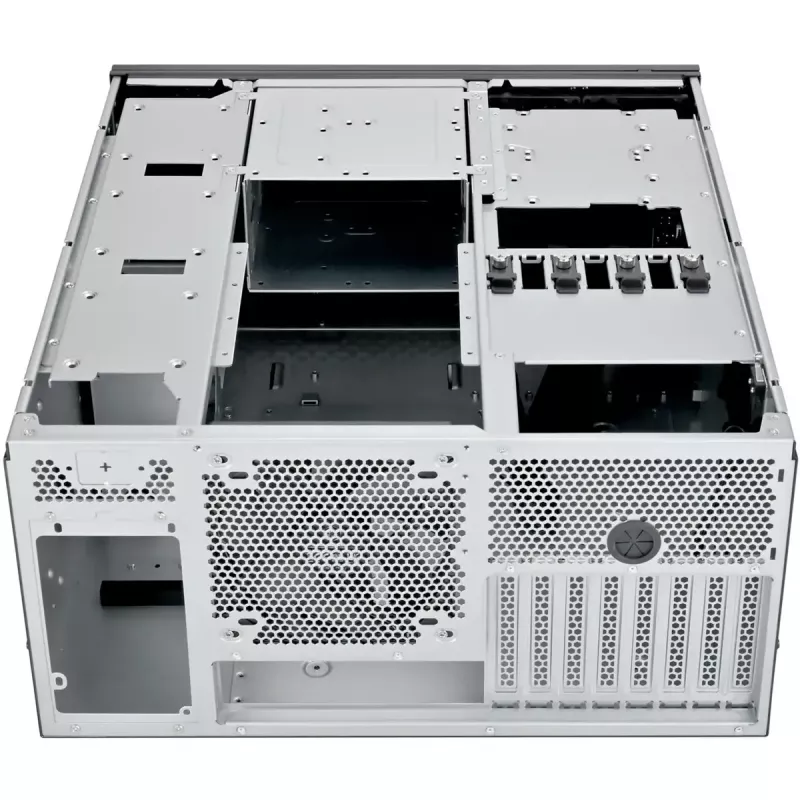 SILVERSTONE Rack-Gehäuse RM53-502 — 19-Zoll-Server-Rack-Chassis, schwarz