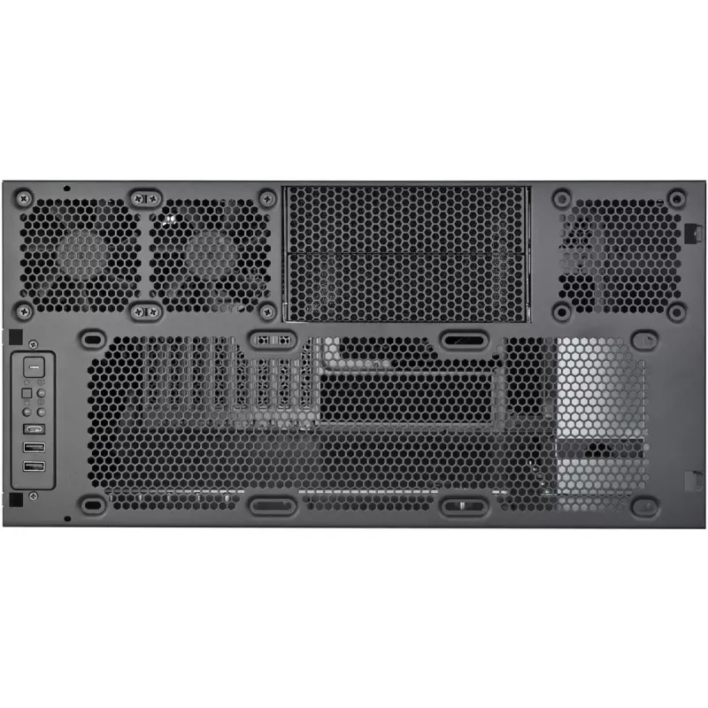 SILVERSTONE Rack-Gehäuse RM53-502 — 19-Zoll-Server-Rack-Chassis, schwarz