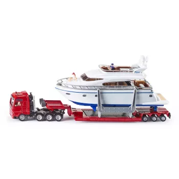 Siku Schwertransporter mit Yacht, Schwertransporter-Modell, Vormontiert, 1:87, Junge/Mädchen, 3 Jahr(e), 99 Jahr(e)