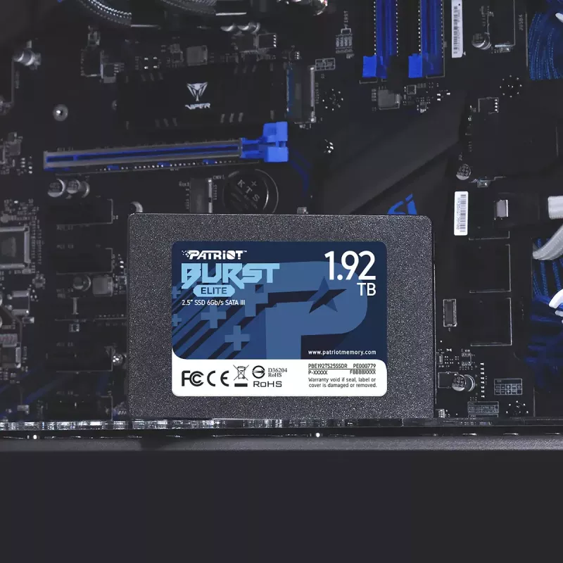 SSD-Festplatte Patriot Burst Elite 1.92TB 2.5 Zoll SATA 3.0 PBE192TS25SSDR