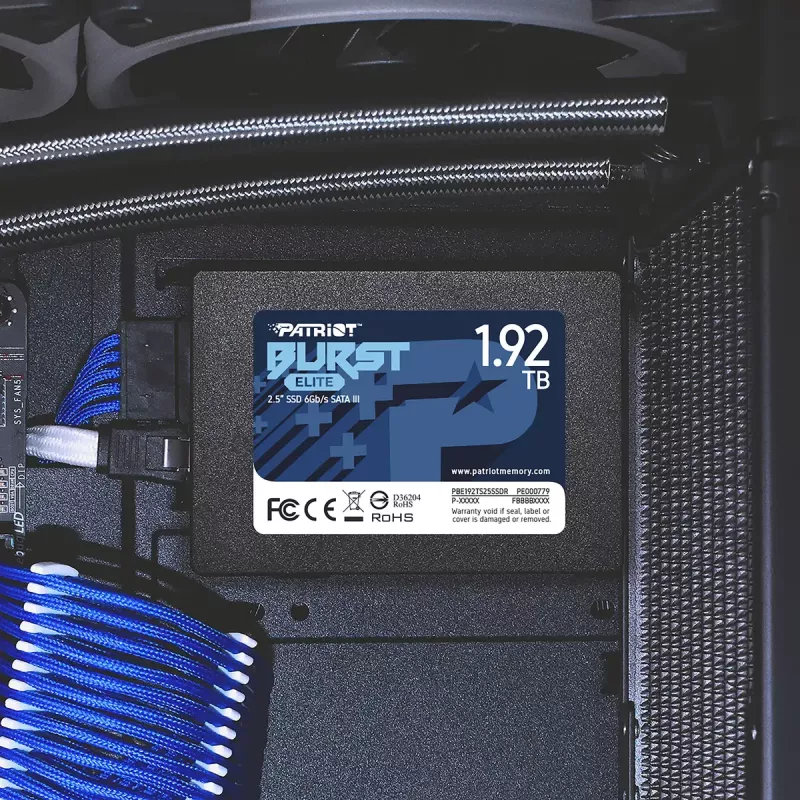 SSD-Festplatte Patriot Burst Elite 1.92TB 2.5 Zoll SATA 3.0 PBE192TS25SSDR