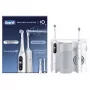 Oral-B iO6 elektrische Zahnbürste mit OxyJet Reinigungssystem (Munddusche), Weiß