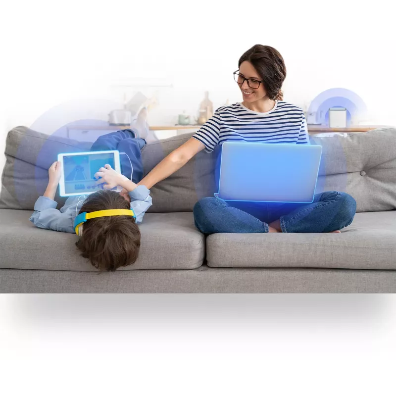 D-Link EAGLE PRO AI M32-2 AX3200 Mesh-WLAN-System Wi-Fi 6 (2er-Pack), Dual-Band, bis zu 510 m², Gigabit-LAN