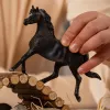 schleich HORSE CLUB Araber Hengst, 5 Jahr(e), Pferde, Schwarz, Grau, Weiß, Kunststoff