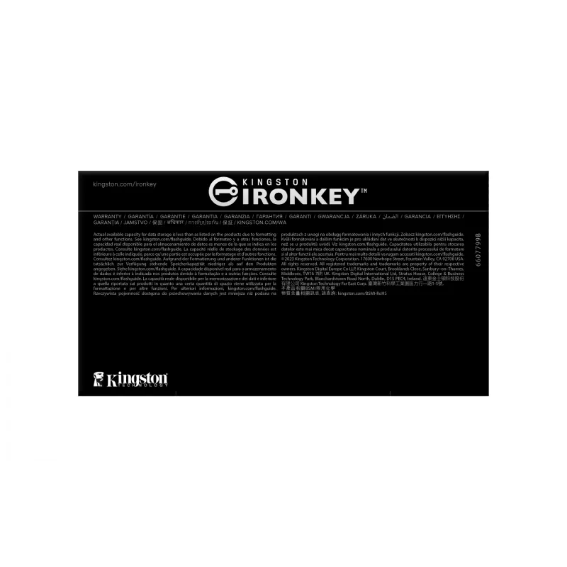 Kingston Technology IronKey 128GB D500S FIPS 140-3 Level 3 AES-256