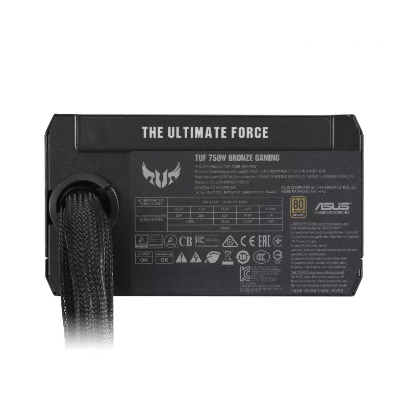 ASUS TUF-GAMING-750B Netzteil 750 W 20+4 Pin ATX ATX Schwarz