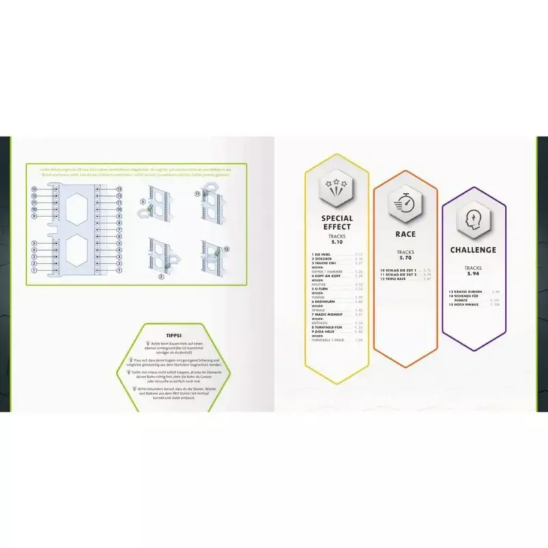 Ravensburger GraviTrax Pro Hardcover-Buch — Leitfaden für Fans und Profis (48973)