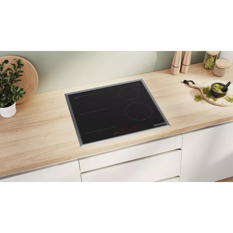 Bosch Serie 6 PVS645HB1E Kochfeld Schwarz Einbau 60 cm Zonen-Induktionskochfeld 4 Zone(n)