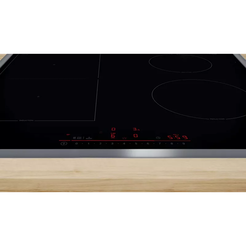 Bosch Serie 6 PVS64RHB1E hob Schwarz Built-in 60 cm Zone induction hob 4 zone(s)