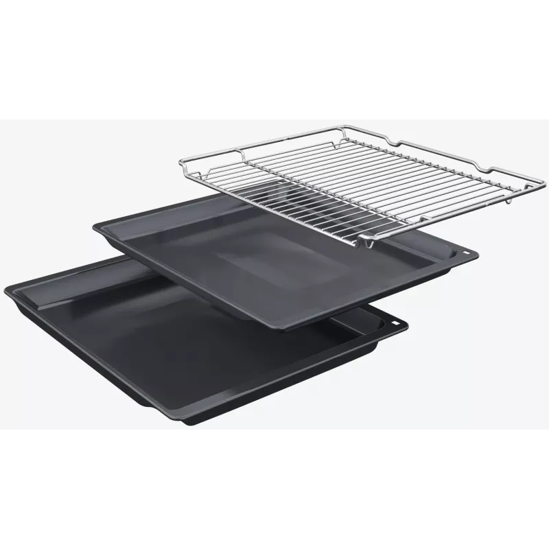 Einbau-Backofen Bosch Serie 8 HMG7361B1, 67 L, 3600 W, schwarz, Touch-Bedienung