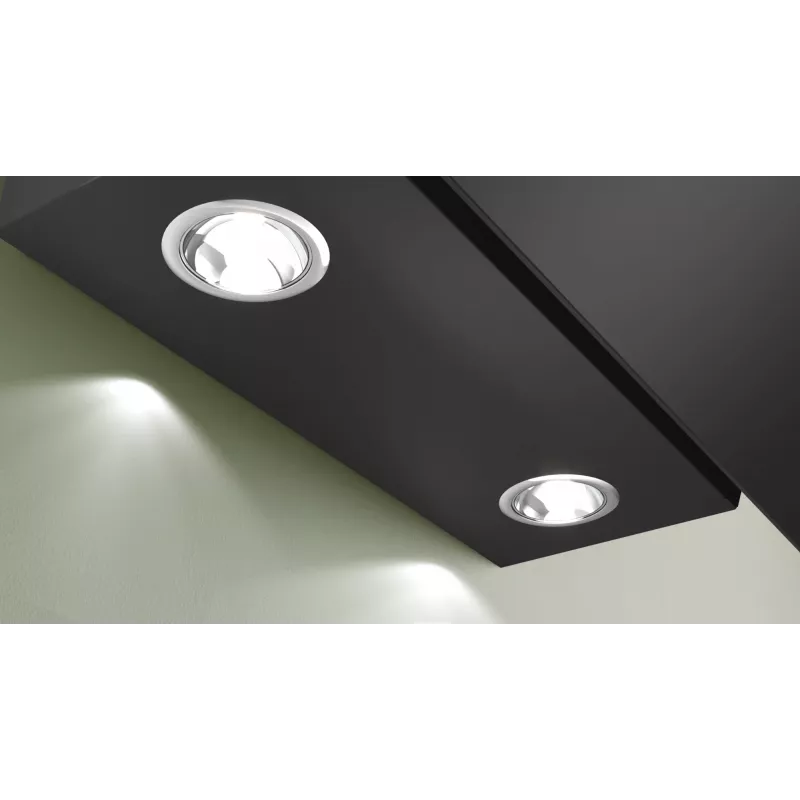 Dunstabzugshaube Bosch DWK85DK60, Einbau-Kopffreihaube, schwarz, 80 cm Breite