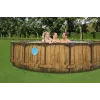 Bestway 56977 Aufstellpool Stahlrahmenpool Rund 23062 L Braun