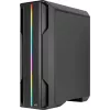 Aerocool Splinter Duo-G-BK-v1 ATX-Midi-Tower-Gehäuse, gehärtetes Glas, Schwarz