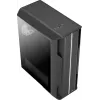 Aerocool Splinter Duo-G-BK-v1 ATX-Midi-Tower-Gehäuse, gehärtetes Glas, Schwarz
