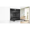 Bosch Serie 8 HRG7764B1 Einbaubackofen, 60 cm, 71 l, A+, Dampf, AirFry, Pyrolyse, Home Connect, Schwarz