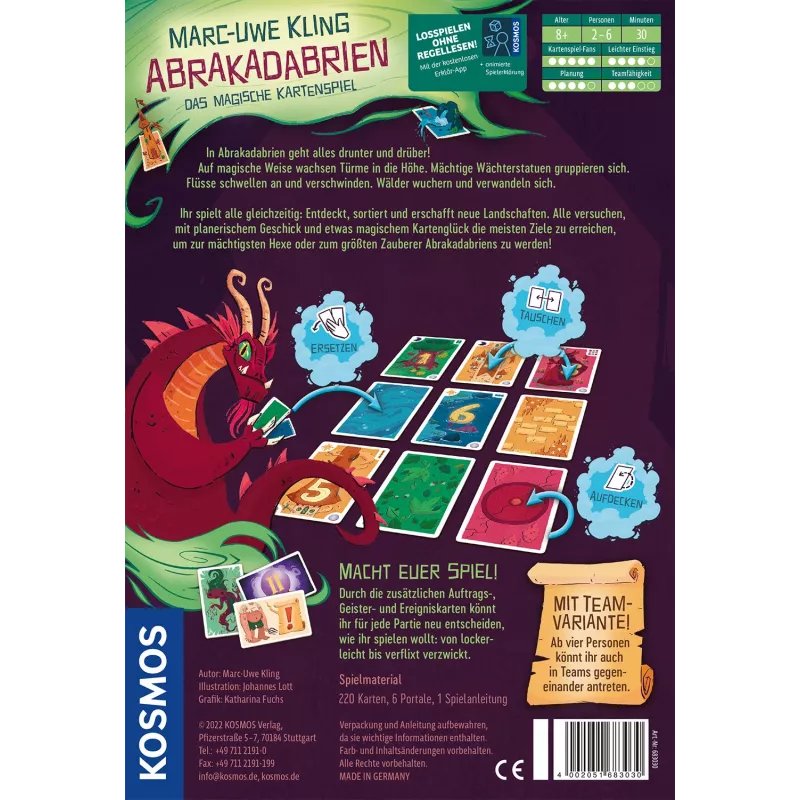 Kosmos 683030 Brett-/Kartenspiel Kartentausch