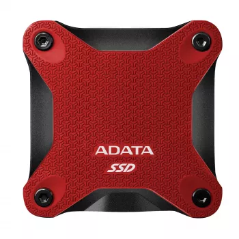Externe SSD ADATA SD620 512 GB, USB 3.2 Gen 2 Micro-USB B, rot, Silikongehäuse