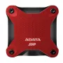 Externe SSD ADATA SD620 512 GB, USB 3.2 Gen 2 Micro-USB B, rot, Silikongehäuse