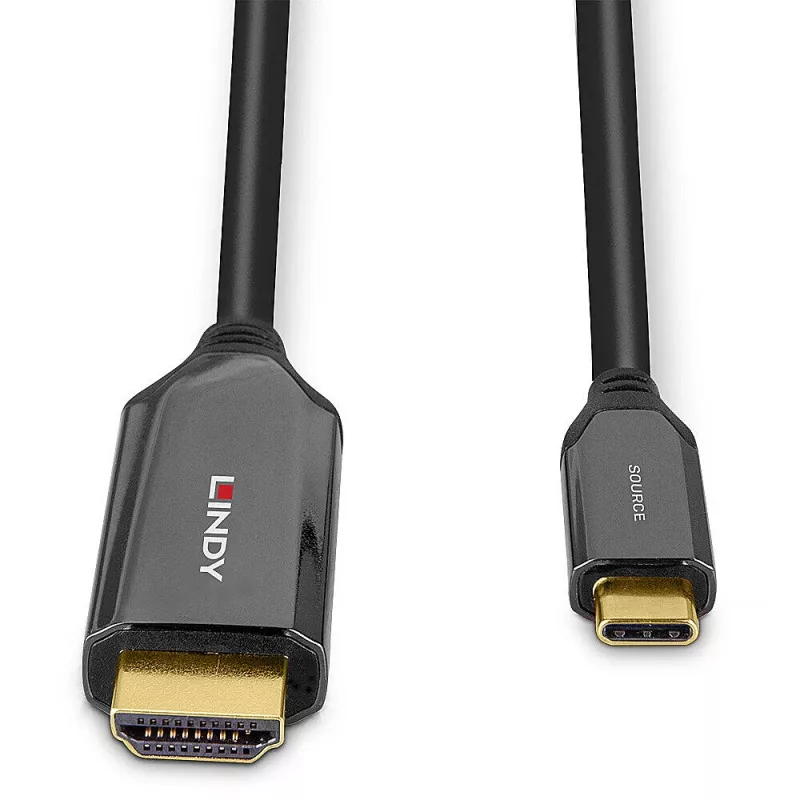 Lindy 2m USB-Typ-C-auf-HDMI-8K60-Adapterkabel