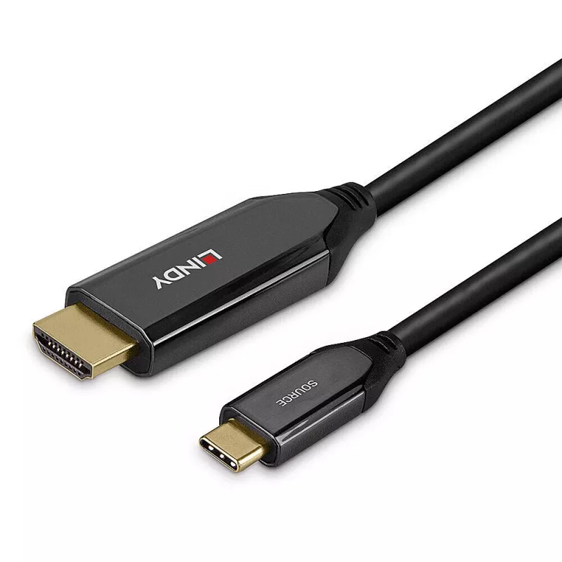 Lindy 2m USB-Typ-C-auf-HDMI-8K60-Adapterkabel