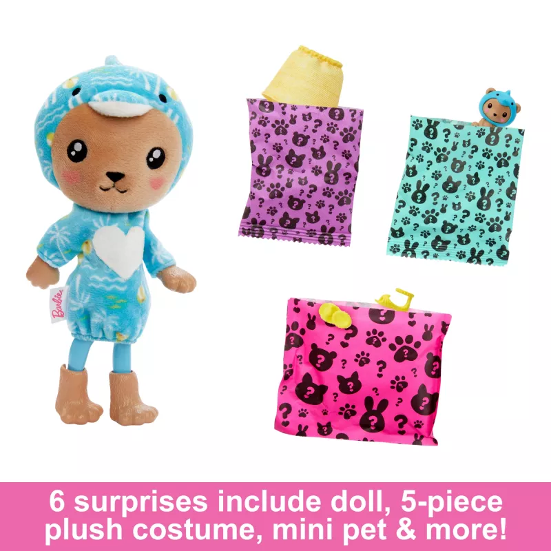 Modepuppe MATTEL Barbie Cutie Reveal Puppe Mehrfarbig 139 mm