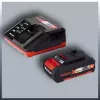 Einhell GE-CH 1846 Li Kit Akku-Heckenschere, 18 Volt, Li-Ionen-Akku 2,0 Ah, Doppelmesser, 52 cm Schnittlänge, rot/schwarz