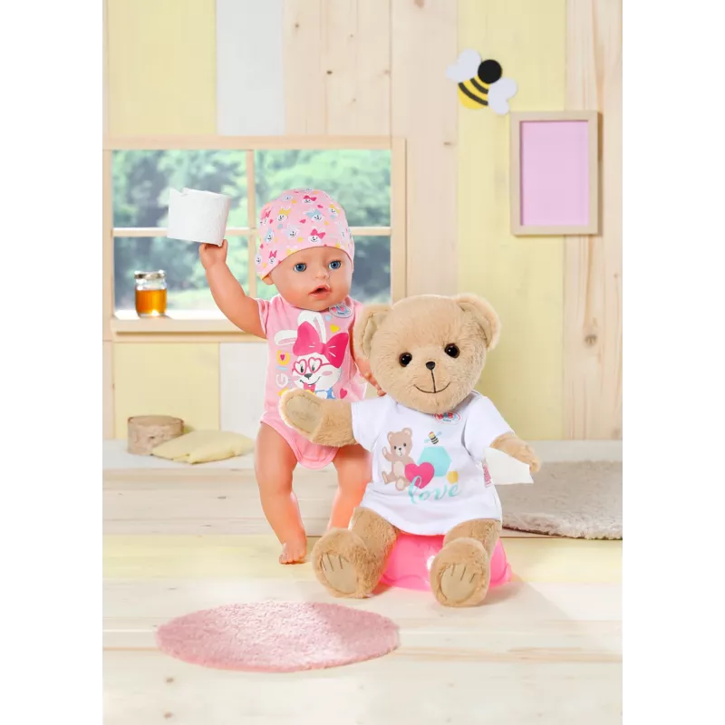 BABY born Bear white, Spielzeugbär BABY born Bear white. Produkttyp: Spielzeugbär, Empfohlenes Alter (max.): 12 J.