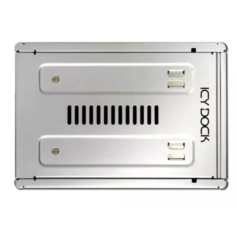 Icy Dock MB982SP-1S 2,5 auf 3,5 Zoll SATA-SSD/HDD-Adapter, Silber