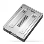 Icy Dock MB982SP-1S 2,5 auf 3,5 Zoll SATA-SSD/HDD-Adapter, Silber