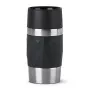 Thermobecher EMSA N21601 0,3 l, schwarz, Edelstahl