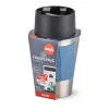 EMSA N21602 0,3 l Thermobecher blau, Edelstahl