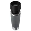 EMSA N2022300 Travel Mug Classic Grande Thermobecher, 500 ml, Edelstahl/PP/Silikon, Quick-Press-Verschluss, grau