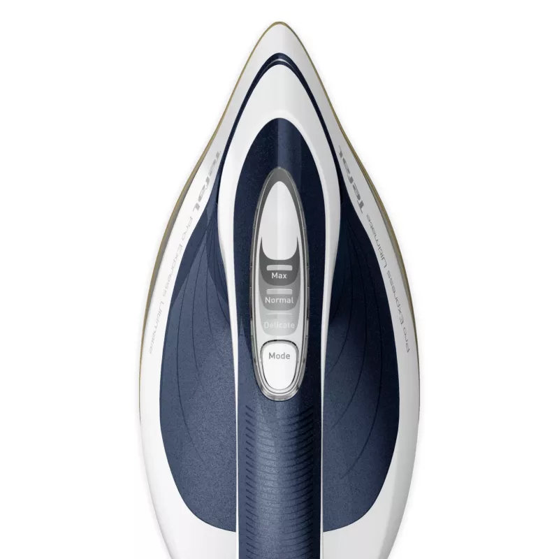 Tefal Pro Express Ultimate II GV9720 Dampfbügelstation, 3000 W, 1,2 l, Durilium Airglide Autoclean Ultra Thin Bügelsohle, Blau/Weiß