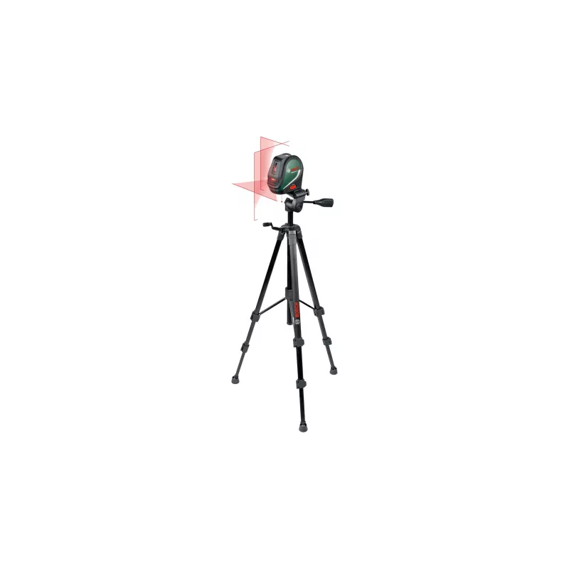 Bosch UniversalLevel 3 Set 0603663905 Kreuzlinienlaser, rote Linien, 10 m, Grün/Schwarz