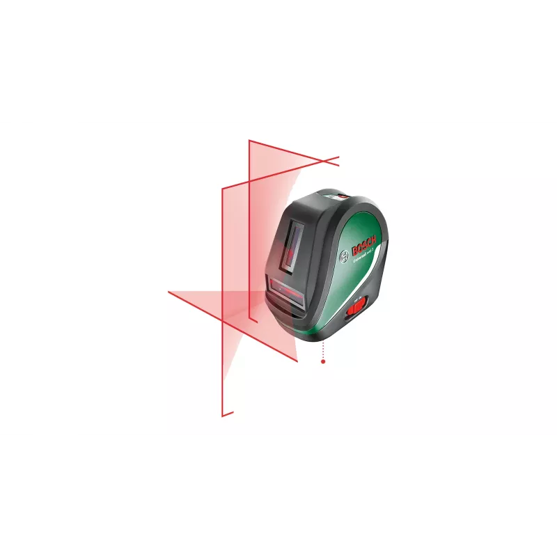 Bosch UniversalLevel 3 Set 0603663905 Kreuzlinienlaser, rote Linien, 10 m, Grün/Schwarz