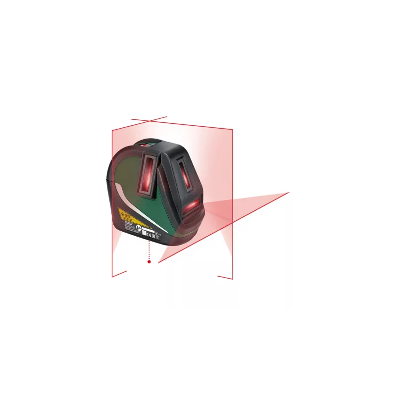 Bosch UniversalLevel 3 Set 0603663905 Kreuzlinienlaser, rote Linien, 10 m, Grün/Schwarz