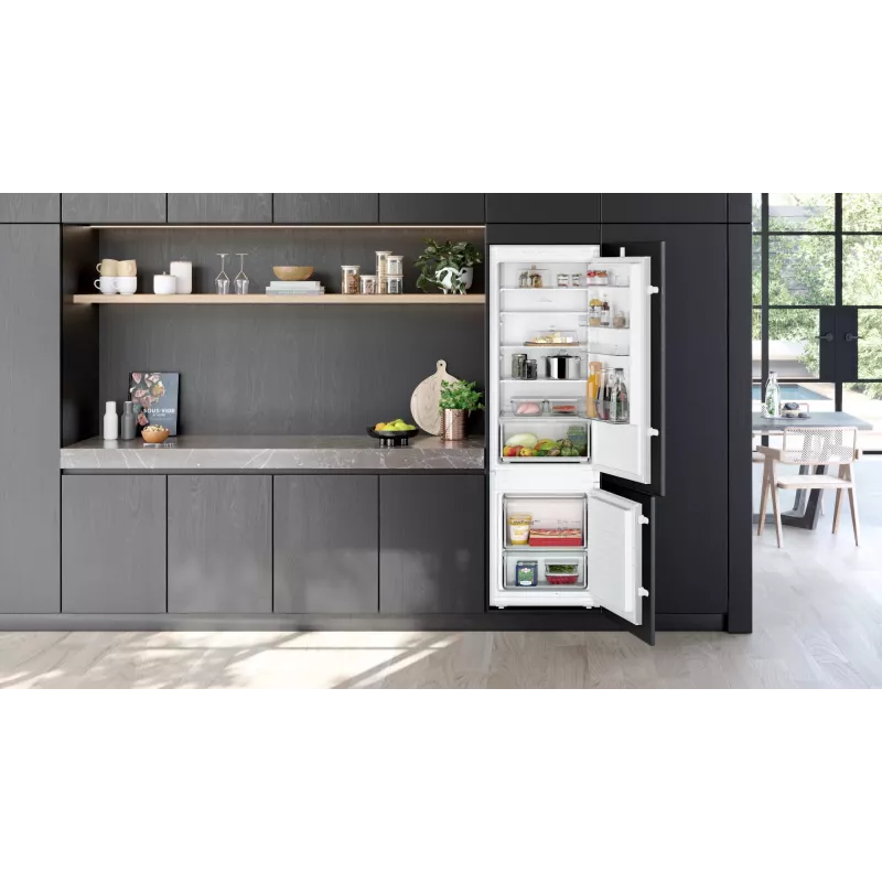 Siemens iQ100 KI87VNSE0 Kühl-/Gefrierkombination, 270 l (200 l + 70 l), Energieeffizienzklasse E