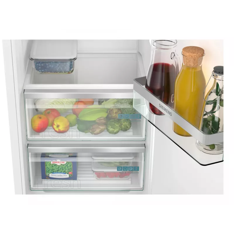 Siemens iQ300 KI82LVFE0 Kühlschrank, 280 l (246 l + 34 l Gefrierfach), Energieeffizienzklasse E, Türanschlag rechts (wechselbar)