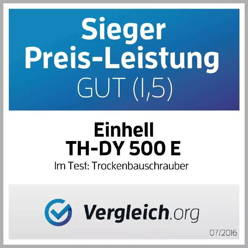 Einhell TH-DY 500 E Trockenbauschrauber, 500 W