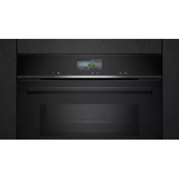 Siemens iQ700 CM776GKB1 Backofen 45 L 900 W Schwarz, Edelstahl
