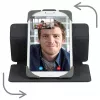Targus SafeFit Rotating Universal THZ643GL Flip-Hülle für 7–8-Zoll-Tablets, Polyurethan, Magnetverschluss, Schwarz