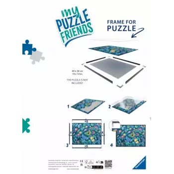 Puzzle-Rahmen Ravensburger 17901 – schwarz, für Puzzles, empfohlenes Alter 12+