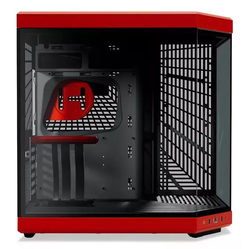 PC-Gehäuse HYTE Y70 Midi Tower Schwarz, Rot